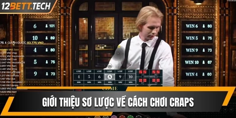 Giới thiệu sơ lược về cách chơi Craps