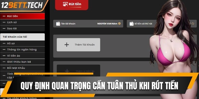 Những quy định quan trọng cần tuân thủ khi rút tiền